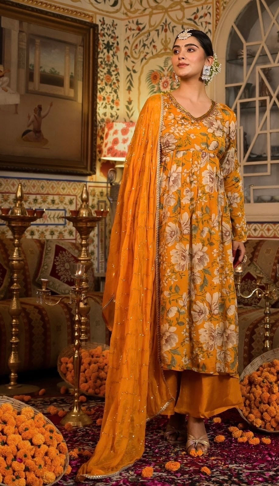 Mustard Honey Sequin Suit Set - EOFY SALE - Image 2