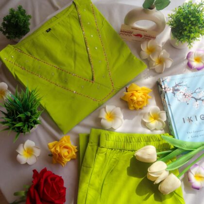 Parrot Bliss Office/ Regular Wear Suit Set - Blend of Fun