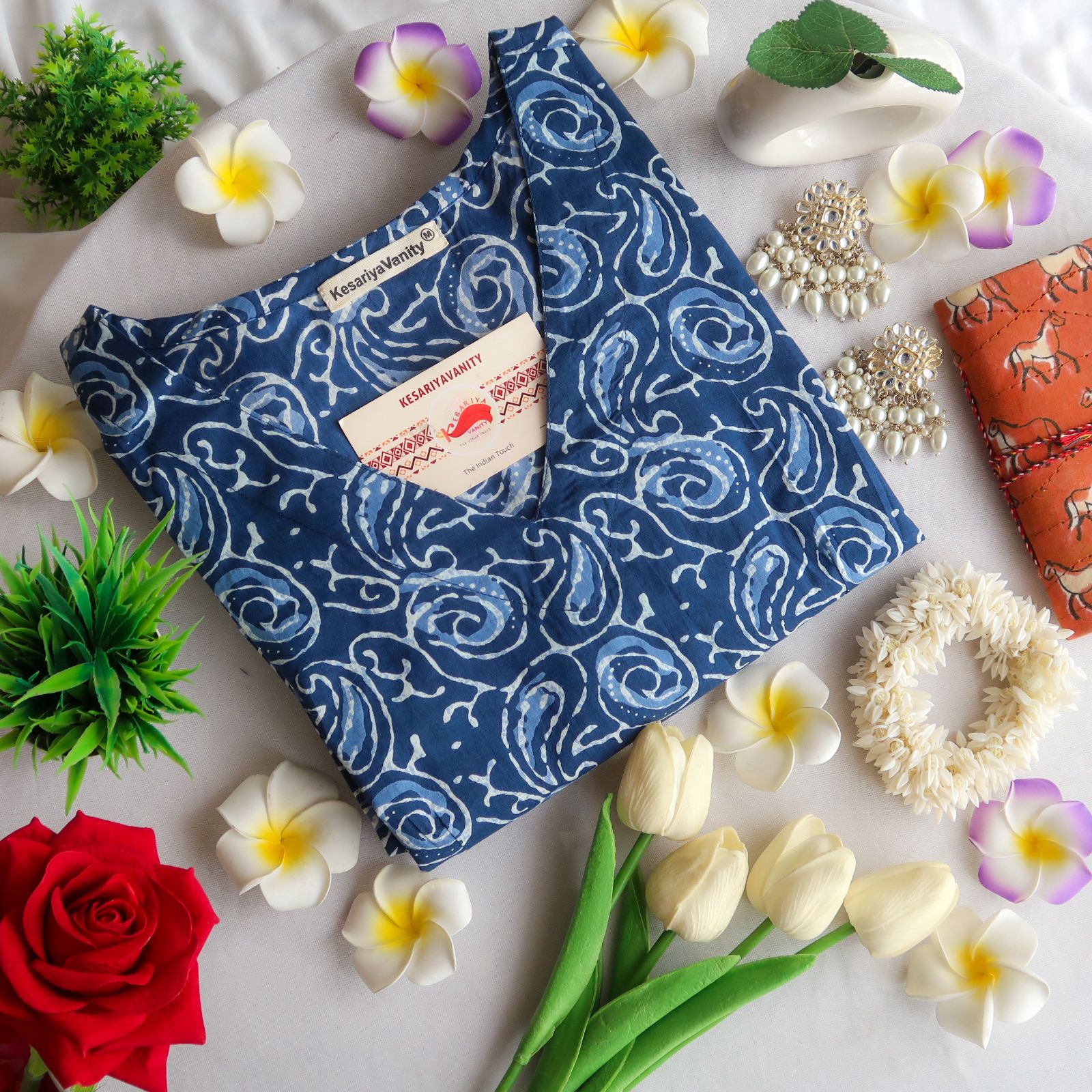 Blueberry Sip Long Kurta - Mehak