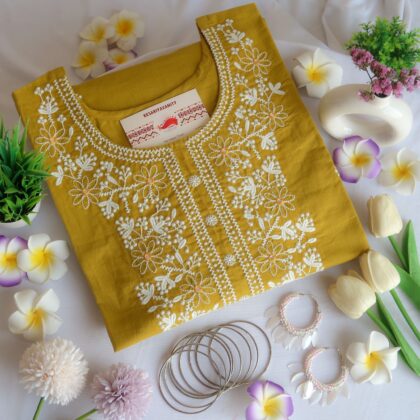 Golden Glow Long Kurta