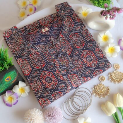 Artistic Mandala Motifs Long Kurta - Launch 17