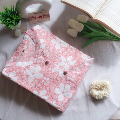 Daily Essential: Rosebud Serenity Long Kurta - EOFY SALE