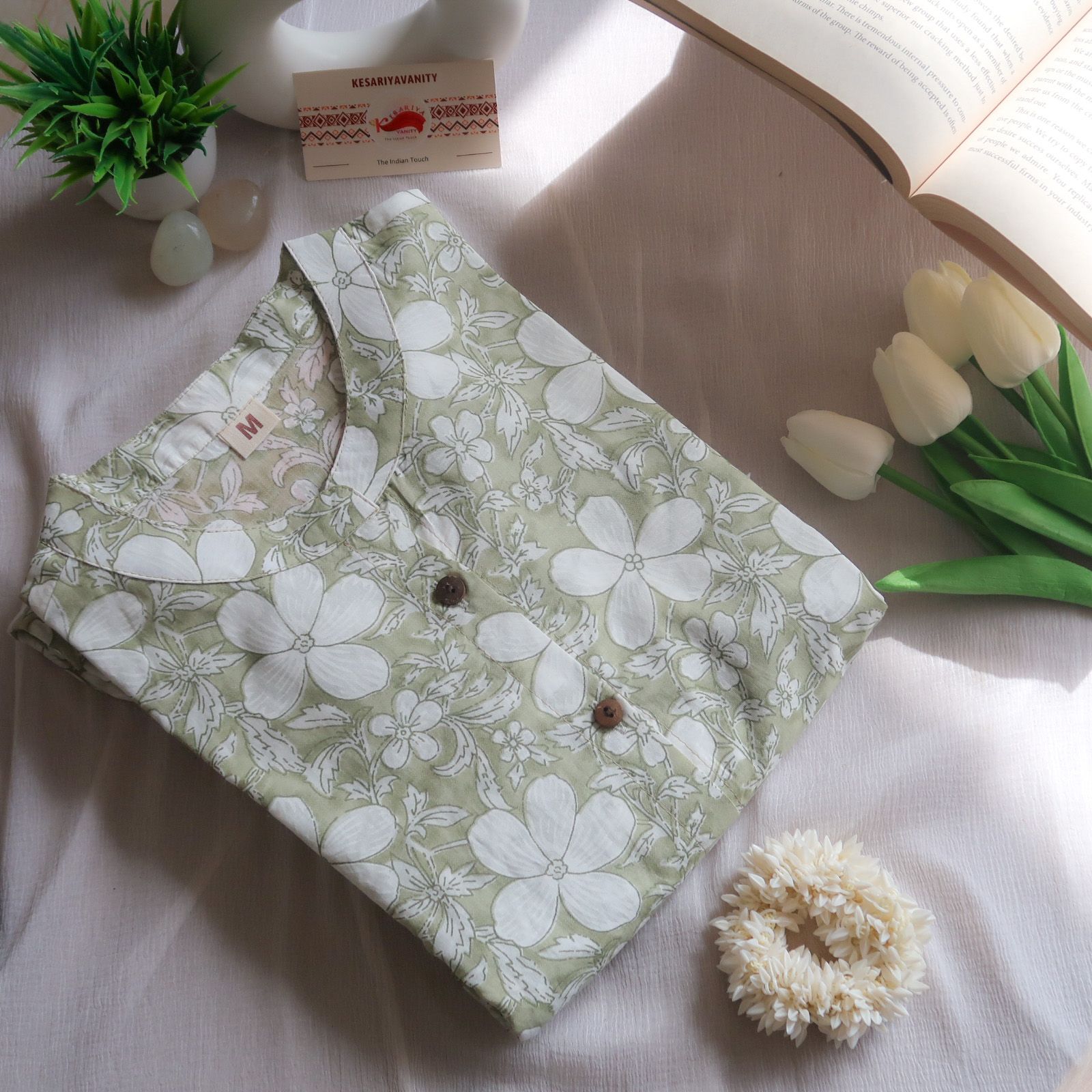 Daily Essential: Greylight Whispers Long Kurta - EOFY SALE