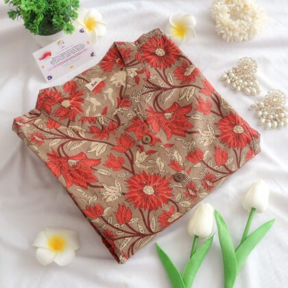 Daily Essential: Hazelnut Cocoa Long Kurta - EOFY SALE