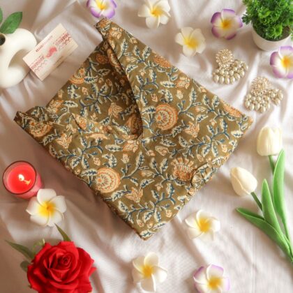 Dark Olive Alia Cut Chudidar Sleeves Long Kurta