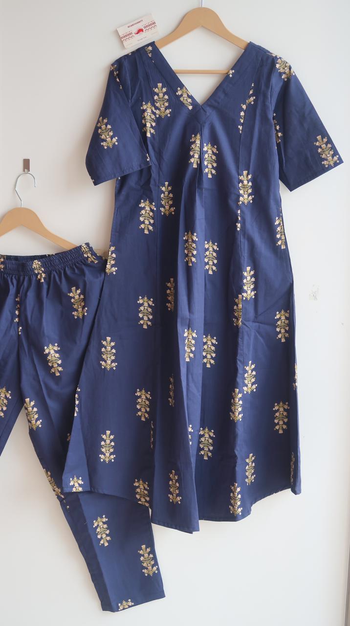 Indigo Harmony Office/Regular Wear Suit Set - Image 2