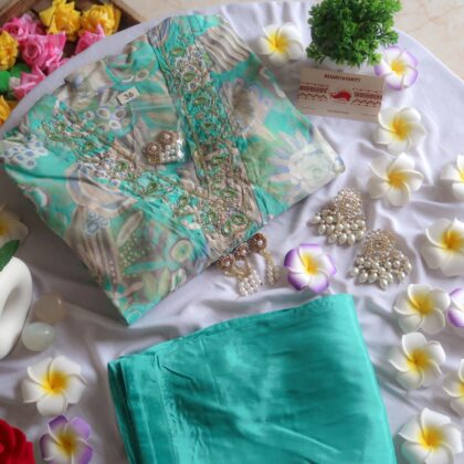 Turquoise Harmony Ensemble Suit Set - EOFY SALE
