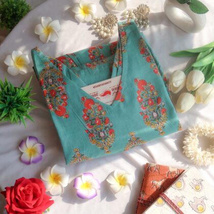 Growing Vibes Chudidar Sleeves Long Kurta - Sukoon