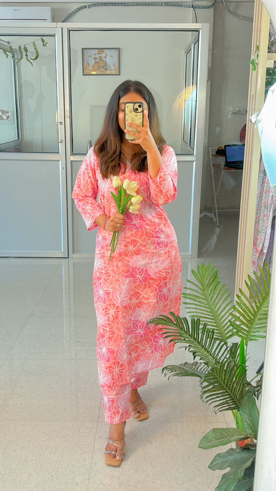 Daffodil Lace Suit Set - Sukoon 4.0 (Slim Fit) - Image 2