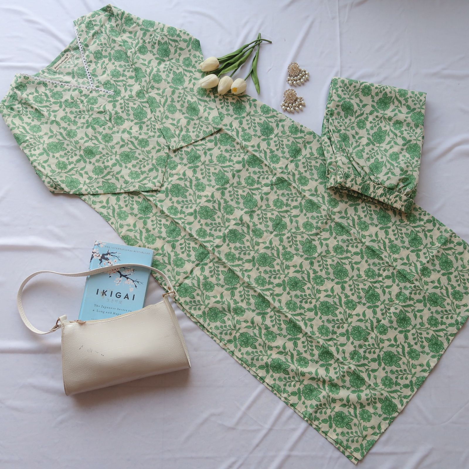 Enchanted Garden Lace Suit Set - Sukoon 5.0 (Slim Fit) - Image 2