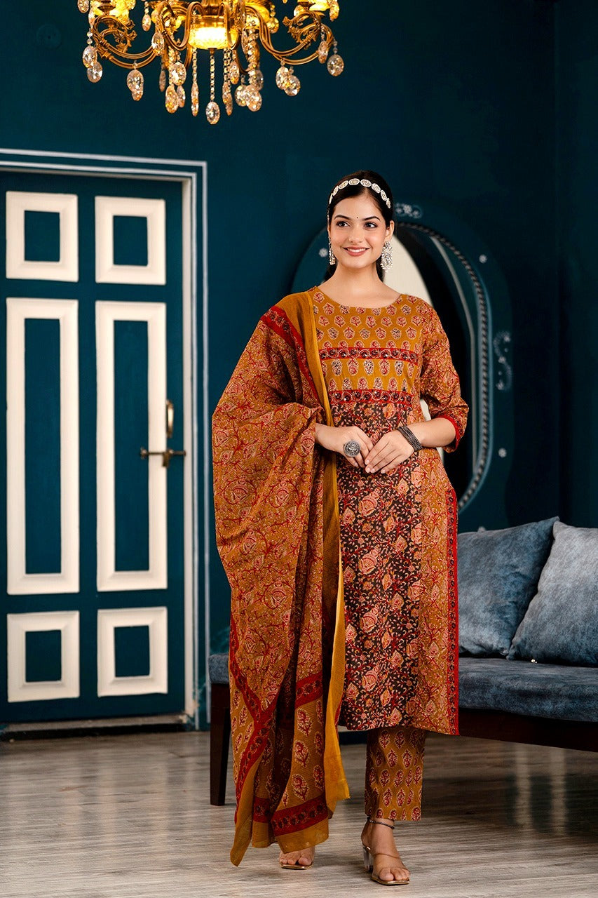 Golden Mosaic 3-piece Suit Set - EOFY SALE - Image 4